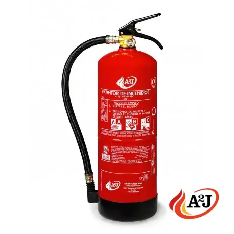 Extintor ABC 6 kg Homologado | Eficacia 27A 34BC con Marcado CE 