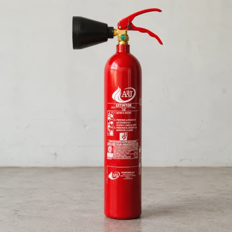Extintor de CO2 de 2 kg Homologado | Eficacia A 34 B C con Marcado CE