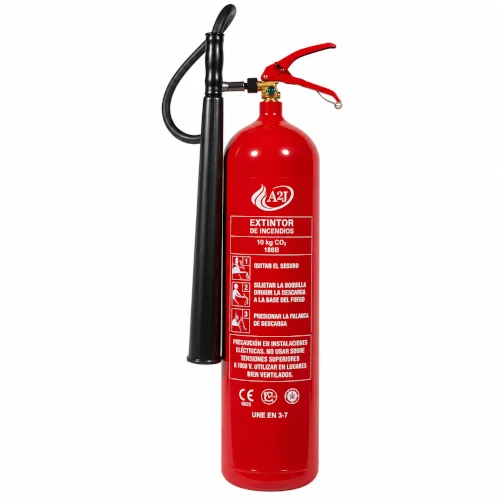 Extintor de CO2 de 10 kg Homologado con Marcado CE